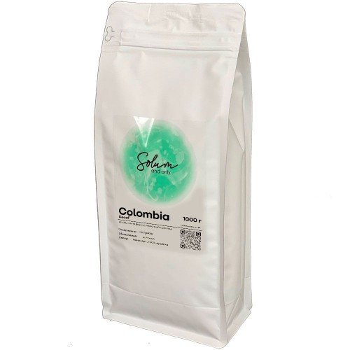 Кава Solum Colombia Decaf 1000 г
