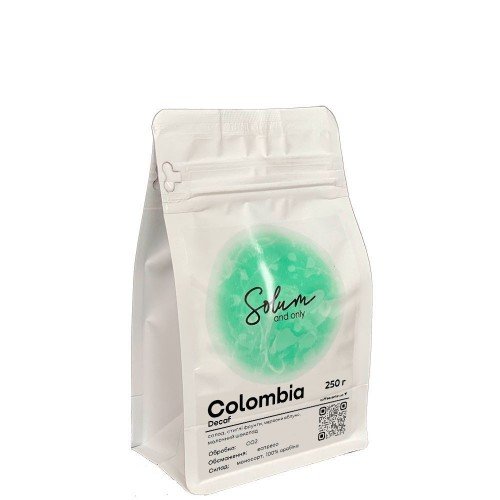 Кава Solum Colombia Decaf 250 г